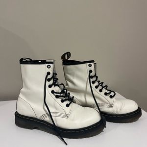 Doc Marten White Boots